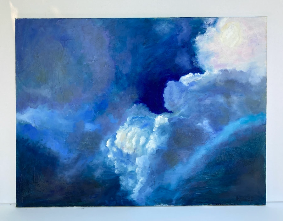 Wolken über Frankfurt am Main